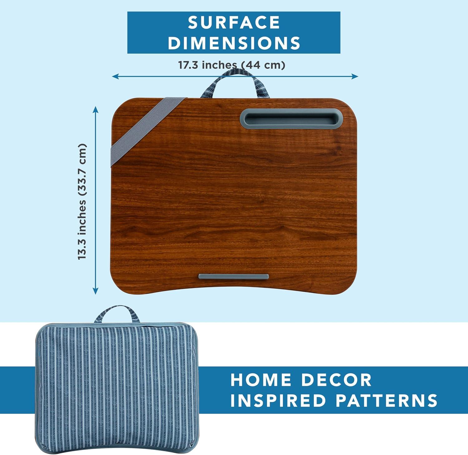 imageLAPGEAR Designer Lap Desk with Phone Holder and Device Ledge  Buffalo Check  Fits up to 156 Inch Laptops  Style No 45428Arrow Stripes