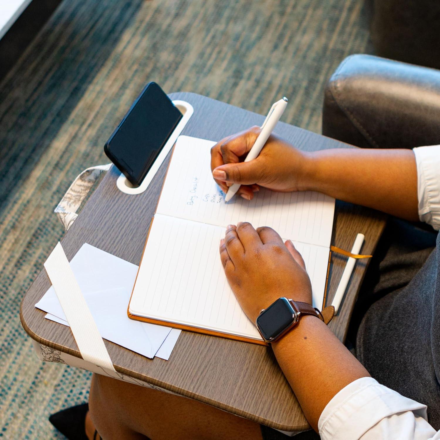 imageLAPGEAR Designer Lap Desk with Phone Holder and Device Ledge  Buffalo Check  Fits up to 156 Inch Laptops  Style No 45428Hummingbird Toile