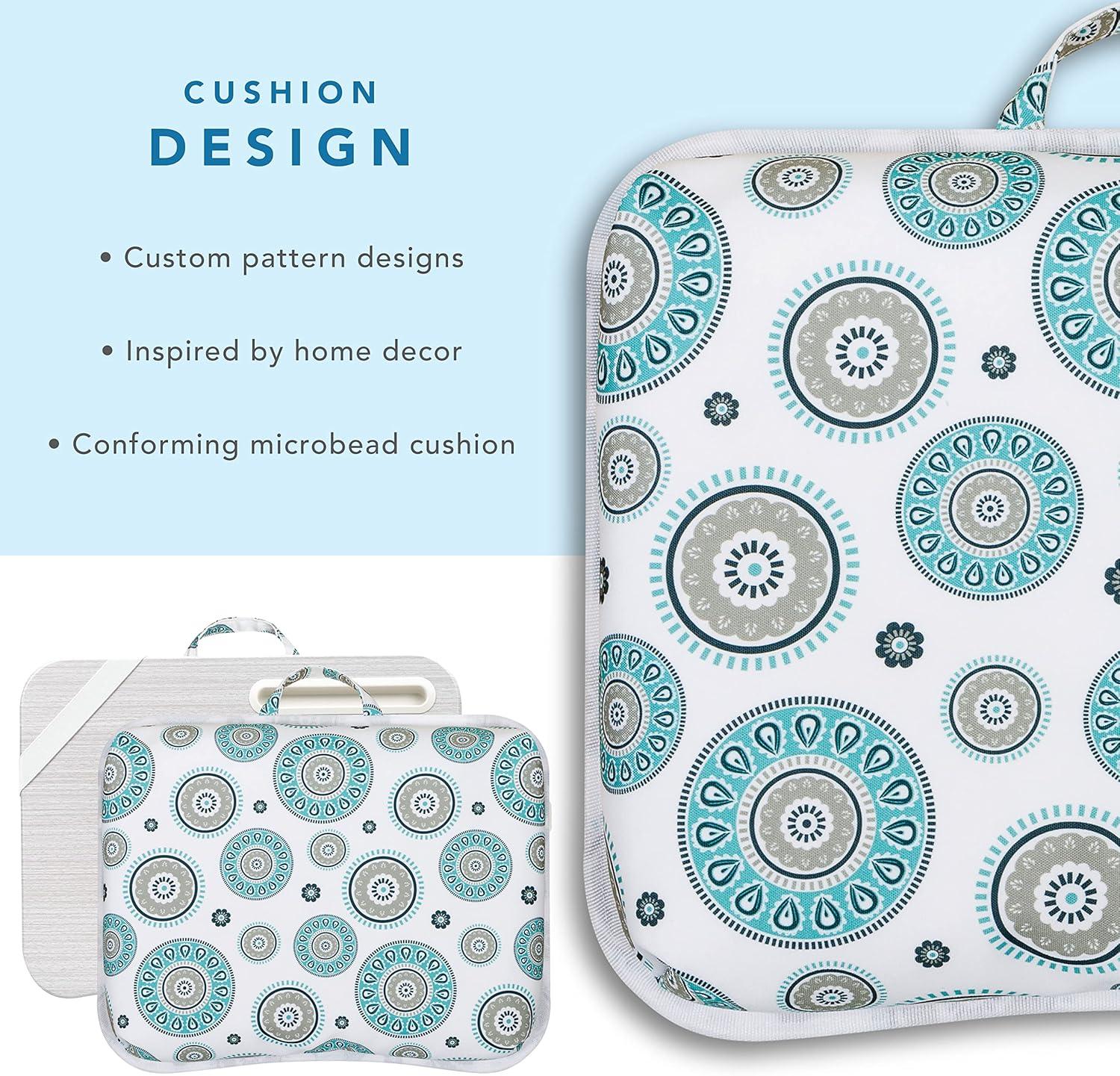 imageLAPGEAR Designer Lap Desk with Phone Holder and Device Ledge  Buffalo Check  Fits up to 156 Inch Laptops  Style No 45428Medallion