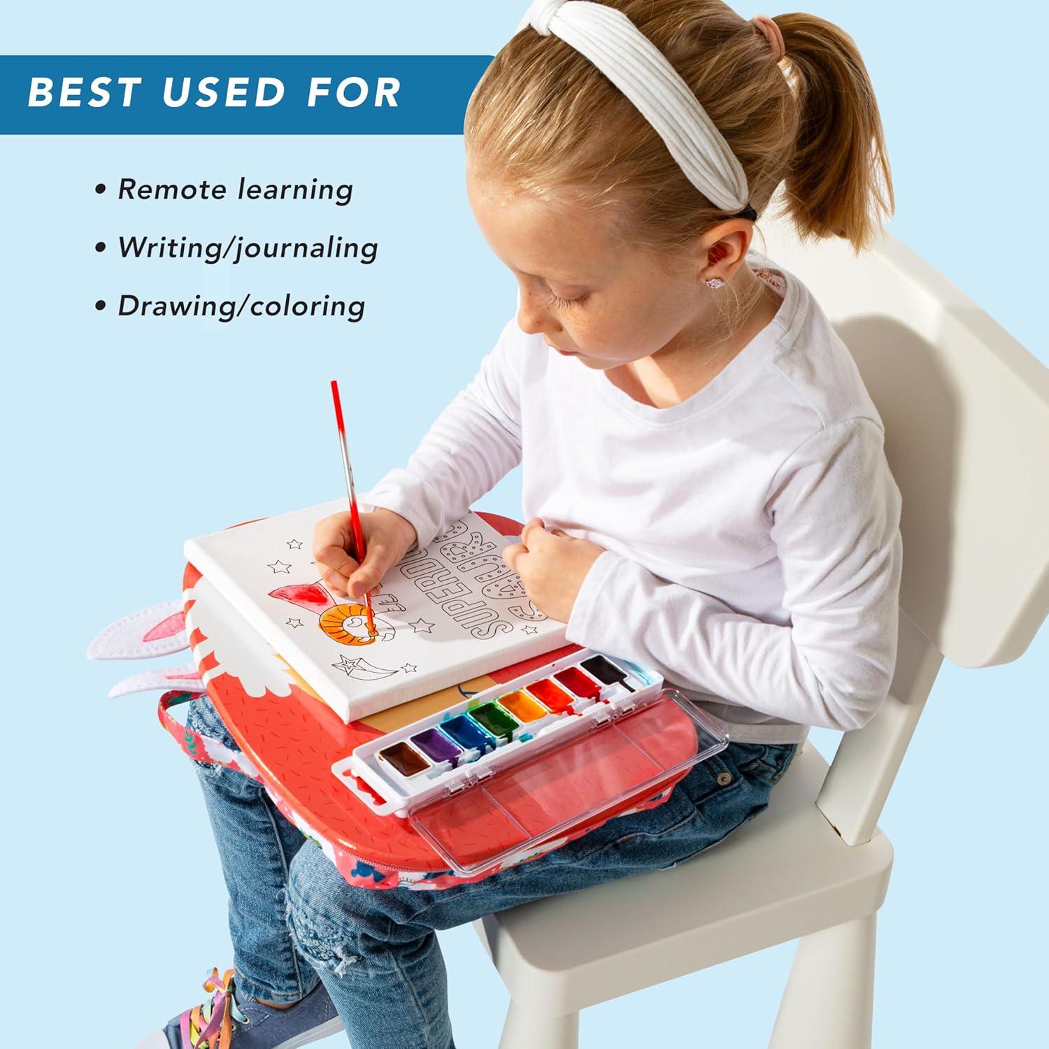 imageLAPGEAR Lap Pets Lap Desk for Lil Kids  Unicorn  Fits up to 116 Inch Laptops  Style No 46747Llama