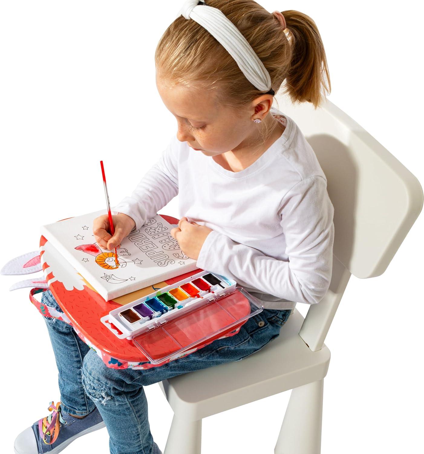 imageLAPGEAR Lap Pets Lap Desk for Lil Kids  Unicorn  Fits up to 116 Inch Laptops  Style No 46747Llama