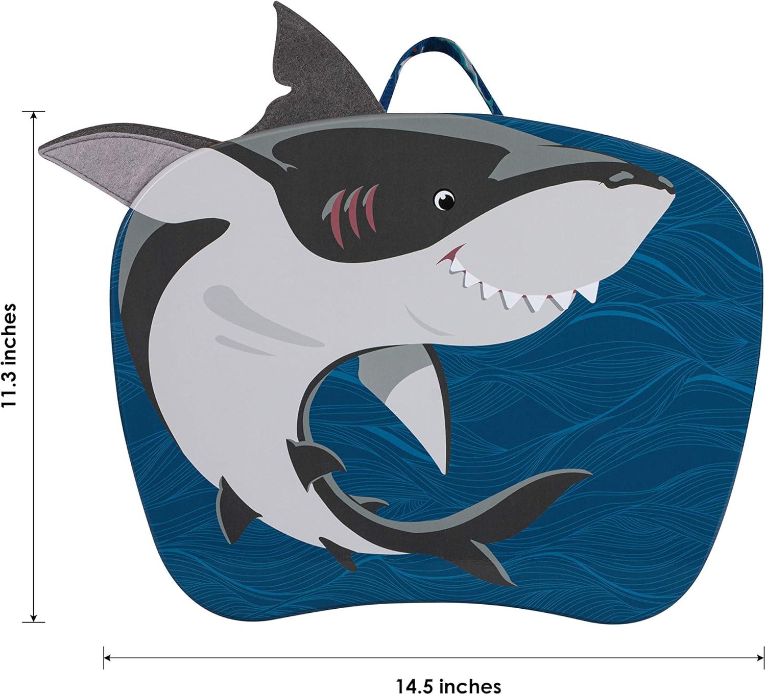 imageLAPGEAR Lap Pets Lap Desk for Lil Kids  Unicorn  Fits up to 116 Inch Laptops  Style No 46747Shark