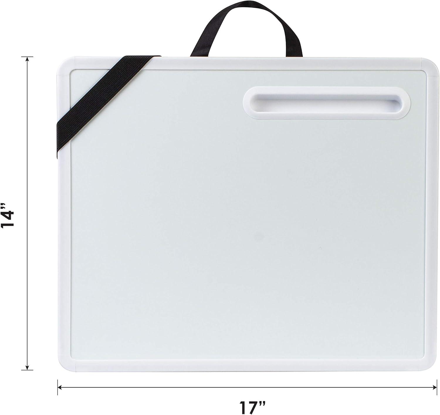 imageLAPGEAR Large Magnetic Dry Erase Board Lap Desk  Whiteboard with Black Marker Included for Kids Students Adults  Notetaking Writing Drawing  Style No 52104