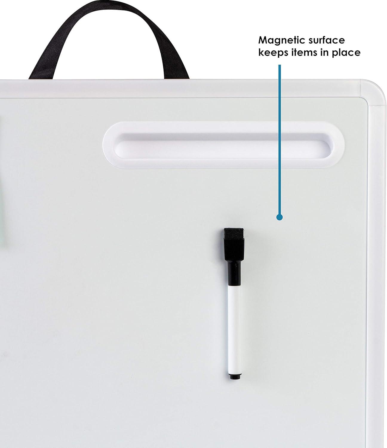 imageLAPGEAR Large Magnetic Dry Erase Board Lap Desk  Whiteboard with Black Marker Included for Kids Students Adults  Notetaking Writing Drawing  Style No 52104