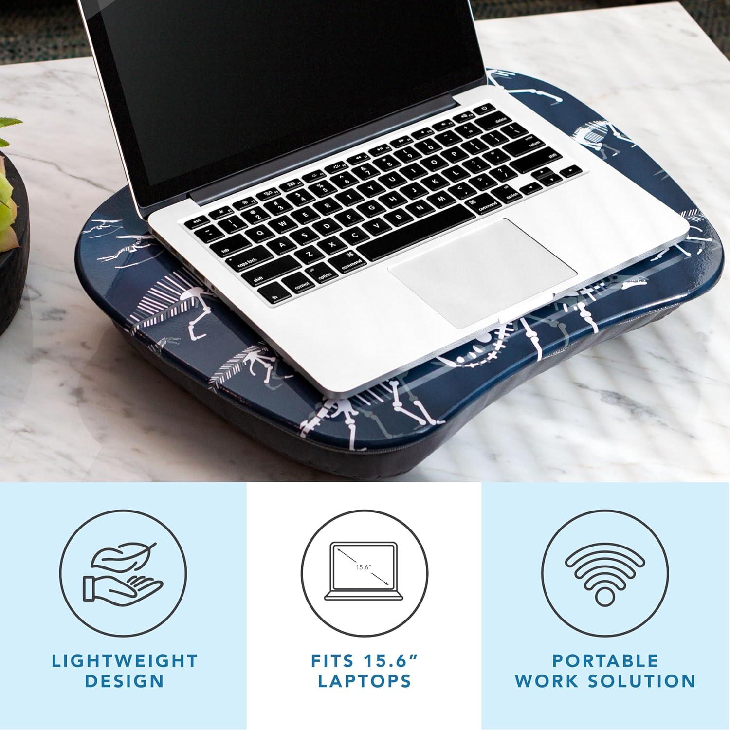imageLAPGEAR MyStyle Portable Lap Desk with Cushion  Dino Fossil  Fits up to 156 Inch Laptops  Style No 45326