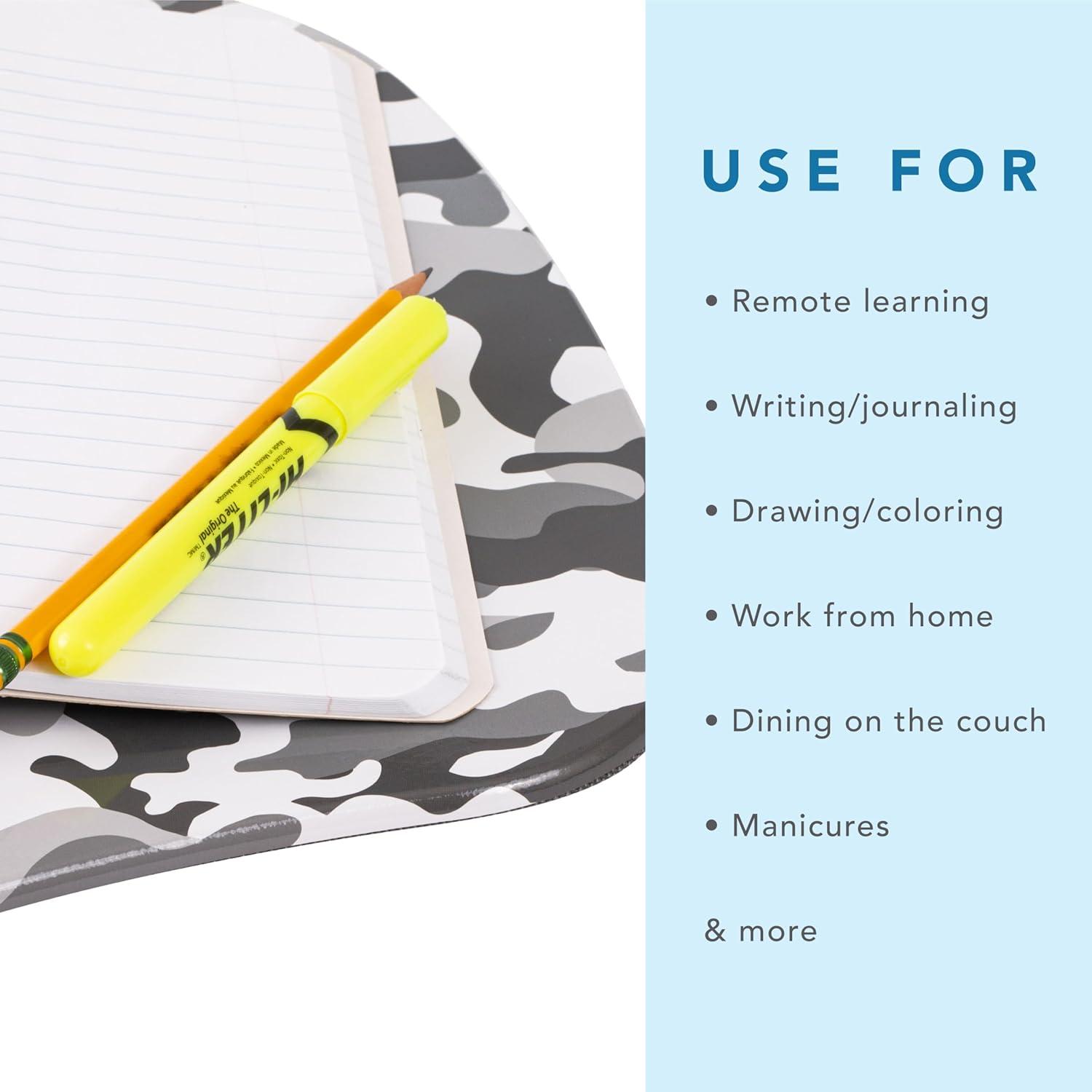 imageLAPGEAR MyStyle Portable Lap Desk with Cushion  Unicorn  Fits up to 156 Inch Laptops  Style No 45357Gray Camo