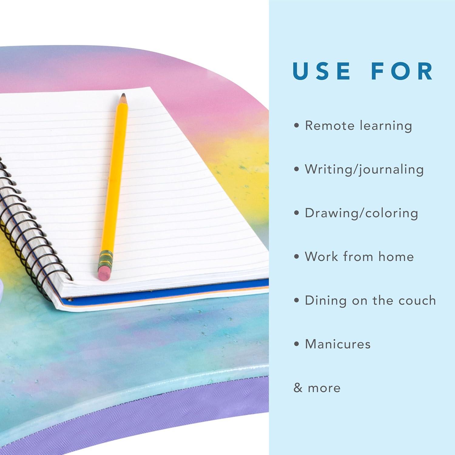 imageLAPGEAR MyStyle Portable Lap Desk with Cushion  Unicorn  Fits up to 156 Inch Laptops  Style No 45357Sunset Watercolor