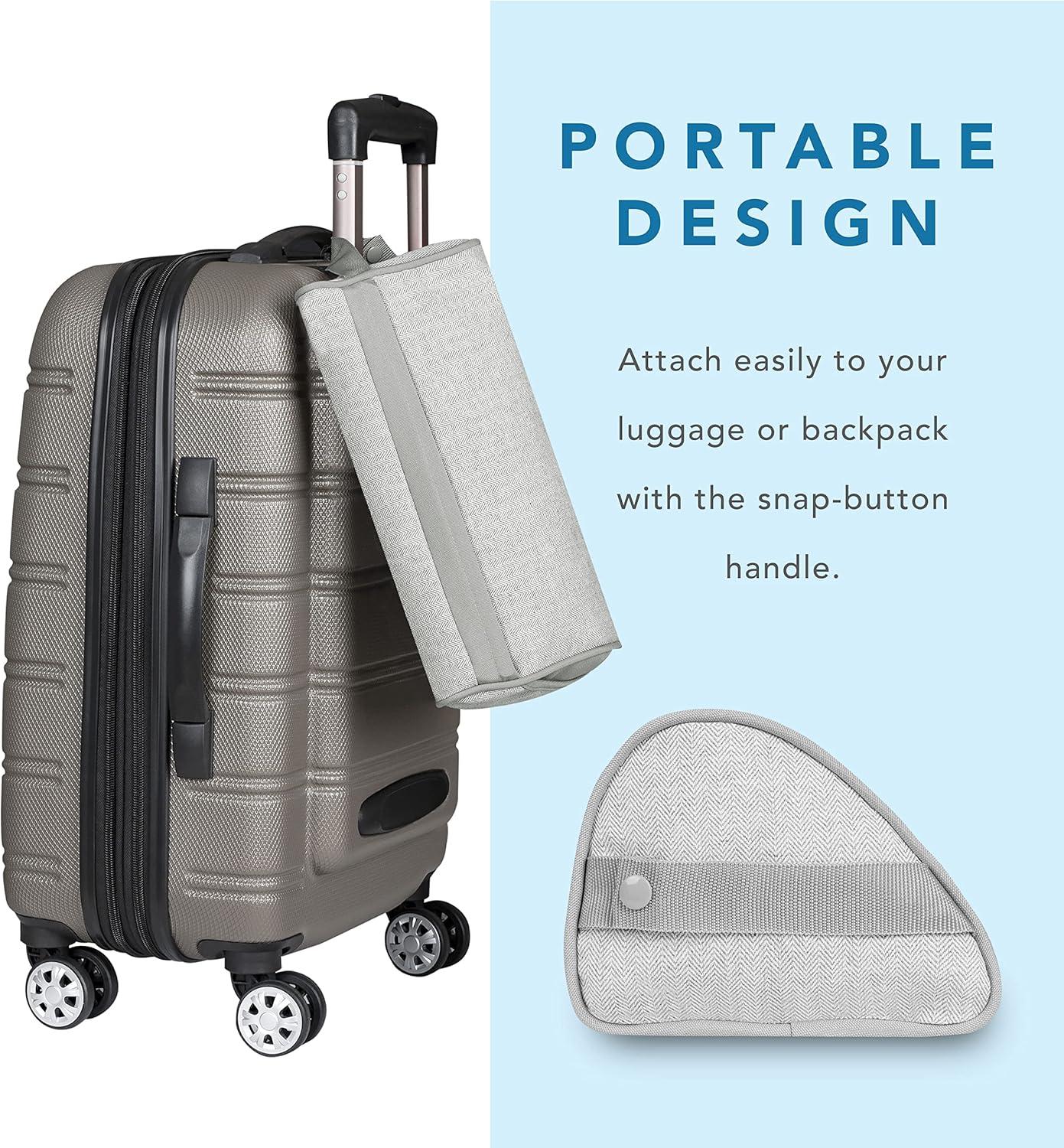 imageLapGear Original Microbead Tablet Pillow Stand with Phone Pocket  Black  Fits Most Tablets  Style No 35068Gray Herringbone