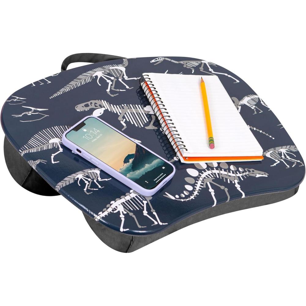 imageLAPGEAR MyStyle Portable Lap Desk with Cushion  Dino Fossil  Fits up to 156 Inch Laptops  Style No 45326