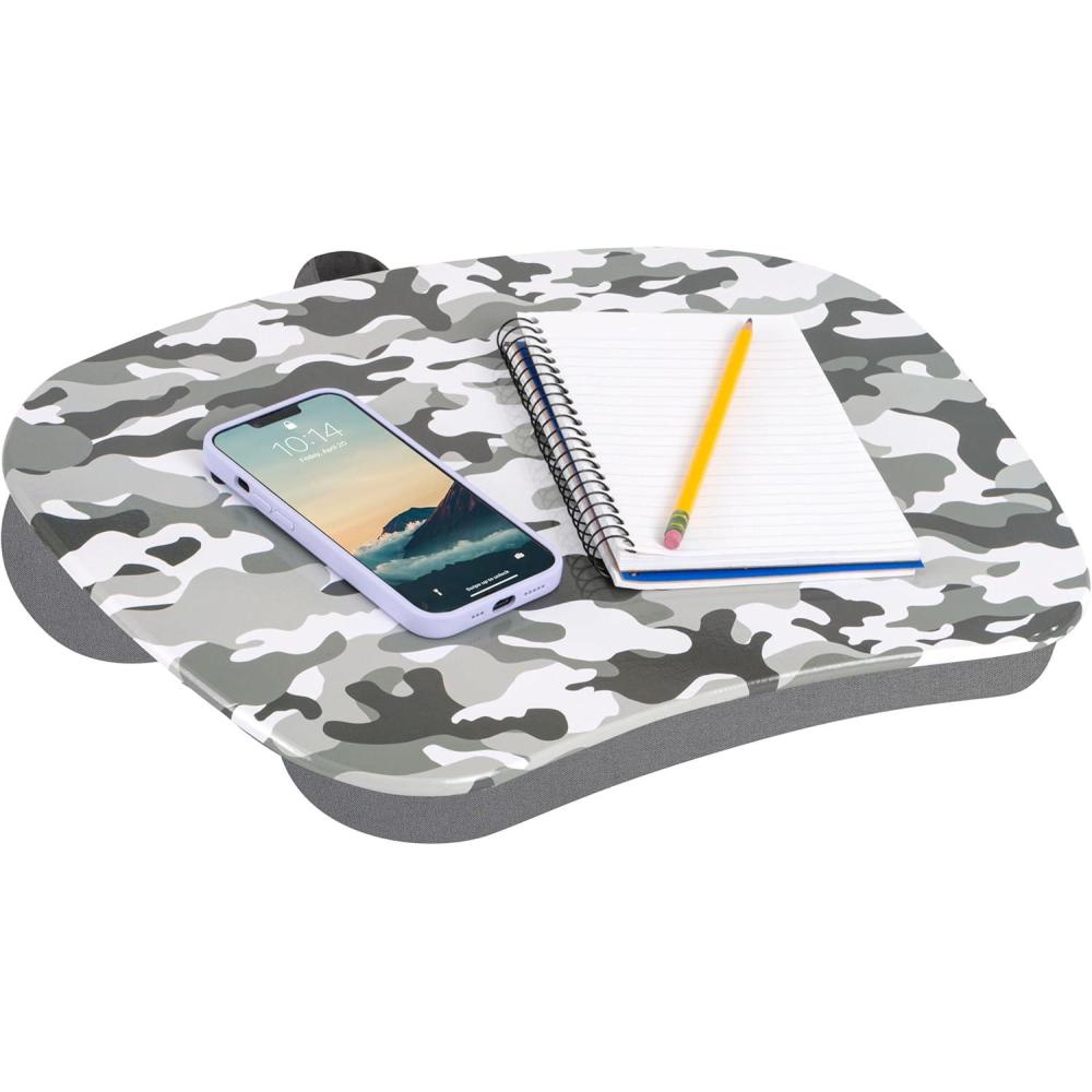 imageLAPGEAR MyStyle Portable Lap Desk with Cushion  Unicorn  Fits up to 156 Inch Laptops  Style No 45357Gray Camo