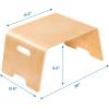 imageLAPGEAR Bentwood Floor Lap Desk for Kids  Childrens Portable Durable Learning ampamp Educational Activity Desk for Homework Crafts Play  Sturdy Natural Birch Wood  Pack of 8  Style No 21017Pack of 8