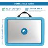 imageLAPGEAR Compact Lap Desk  Fits up to 15 Inch Laptops  Black  Style No 43108Alaskan Blue