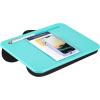 imageLAPGEAR Compact Lap Desk  Fits up to 15 Inch Laptops  Black  Style No 43108Aqua Sky