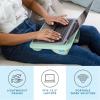 imageLAPGEAR Compact Lap Desk  Fits up to 15 Inch Laptops  Black  Style No 43108Sage Green