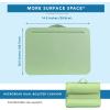 imageLAPGEAR Compact Lap Desk  Fits up to 15 Inch Laptops  Black  Style No 43108Sage Green