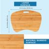 imageLAPGEAR Extra Large Bamboo Lap Desk  Chestnut  Fits up to 173 Inch Laptops  Style No 91692Natural
