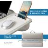 imageLAPGEAR Home Office Pro Lap Desk with Wrist Rest Mouse Pad and Phone Holder  Taj Mahal Marble  Fits up to 156 Inch Laptops  Style No 91601Taj Mahal Marble