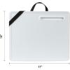 imageLAPGEAR Large Magnetic Dry Erase Board Lap Desk  Whiteboard with Black Marker Included for Kids Students Adults  Notetaking Writing Drawing  Style No 52104