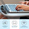 imageLAPGEAR MyDesk Lap Desk with Device Ledge and Phone Holder  Rose Quartz  Fits up to 156 Inch Laptops  Style No 44434Cool Gray