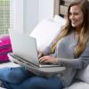 imageLAPGEAR MyDesk Lap Desk with Device Ledge and Phone Holder  Rose Quartz  Fits up to 156 Inch Laptops  Style No 44434Cool Gray