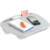 imageLAPGEAR MyDesk Lap Desk with Device Ledge and Phone Holder  Rose Quartz  Fits up to 156 Inch Laptops  Style No 44434Cool Gray