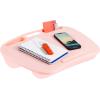 imageLAPGEAR MyDesk Lap Desk with Device Ledge and Phone Holder  Rose Quartz  Fits up to 156 Inch Laptops  Style No 44434Rose Quartz