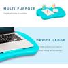imageLAPGEAR MyDesk Lap Desk with Device Ledge and Phone Holder  Rose Quartz  Fits up to 156 Inch Laptops  Style No 44434Turquoise