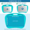 imageLAPGEAR MyDesk Lap Desk with Device Ledge and Phone Holder  Rose Quartz  Fits up to 156 Inch Laptops  Style No 44434Turquoise