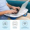 imageLAPGEAR MyStyle Portable Lap Desk with Cushion  Unicorn  Fits up to 156 Inch Laptops  Style No 45357Blue Garden