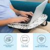 imageLAPGEAR MyStyle Portable Lap Desk with Cushion  Unicorn  Fits up to 156 Inch Laptops  Style No 45357Brushed Flower