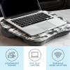imageLAPGEAR MyStyle Portable Lap Desk with Cushion  Unicorn  Fits up to 156 Inch Laptops  Style No 45357Gray Camo
