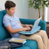 imageLAPGEAR MyStyle Portable Lap Desk with Cushion  Unicorn  Fits up to 156 Inch Laptops  Style No 45357Starry Blue