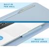 imageLAPGEAR Original Lap Desk  Large 179 x 13  Fits Up to 173 Laptops  Cushioned with Device Ledge Pencil Tray ampamp Handle  Portable ampamp Lightweight  Charcoal  Style No 45155Sky Blue