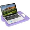 imageLAPGEAR Original Lap Desk  Large 179 x 13  Fits Up to 173 Laptops  Cushioned with Device Ledge Pencil Tray ampamp Handle  Portable ampamp Lightweight  Charcoal  Style No 45155Purple Amethyst