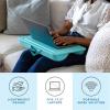 imageLAPGEAR Original Lap Desk  Large 179 x 13  Fits Up to 173 Laptops  Cushioned with Device Ledge Pencil Tray ampamp Handle  Portable ampamp Lightweight  Charcoal  Style No 45155Aqua Sky
