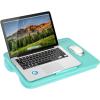 imageLAPGEAR Original Lap Desk  Large 179 x 13  Fits Up to 173 Laptops  Cushioned with Device Ledge Pencil Tray ampamp Handle  Portable ampamp Lightweight  Charcoal  Style No 45155Aqua Sky