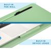 imageLAPGEAR Original Lap Desk  Large 179 x 13  Fits Up to 173 Laptops  Cushioned with Device Ledge Pencil Tray ampamp Handle  Portable ampamp Lightweight  Charcoal  Style No 45155Sage Green