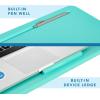 imageLAPGEAR Original Lap Desk  Large 179 x 13  Fits Up to 173 Laptops  Cushioned with Device Ledge Pencil Tray ampamp Handle  Portable ampamp Lightweight  Charcoal  Style No 45155Aqua Sky