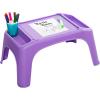 imageLAPGEAR Turtle Table Kids Flexible Seating Lap Desk Tray with Storage for Snacks Play Classroom and Sensory Activities  Assorted Pastels  Pack of 8  Style No 20120Purple