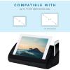 imageLapGear Original Microbead Tablet Pillow Stand with Phone Pocket  Black  Fits Most Tablets  Style No 35068Black