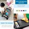 imageLapGear Turtle Table Kids Activity Lap Desk Tray with Storage Wells for Snacks Play Classroom and Sensory Toys  Black  Style No 20108Black