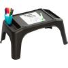 imageLapGear Turtle Table Kids Activity Lap Desk Tray with Storage Wells for Snacks Play Classroom and Sensory Toys  Black  Style No 20108Black