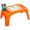 imageLapGear Turtle Table Kids Activity Lap Desk Tray with Storage Wells for Snacks Play Classroom and Sensory Toys  Black  Style No 20108Orange
