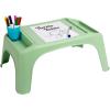 imageLapGear Turtle Table Kids Activity Lap Desk Tray with Storage Wells for Snacks Play Classroom and Sensory Toys  Black  Style No 20108Sage Green