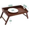 imageROSSIE HOME Extra Large Bamboo Bed Tray Lap Tray Lap Desk with Phone Holder  Fits up to 173 Inch Laptops and Most Tablets  Natural  Style No 78107Java Bamboo