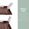 imageROSSIE HOME Extra Large Bamboo Bed Tray Lap Tray Lap Desk with Phone Holder  Fits up to 173 Inch Laptops and Most Tablets  Natural  Style No 78107Java Bamboo