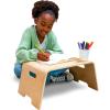 imageLAPGEAR Bentwood Floor Lap Desk for Kids  Childrens Portable Durable Learning ampamp Educational Activity Desk for Homework Crafts Play  Sturdy Natural Birch Wood  Pack of 8  Style No 21017Single Unit
