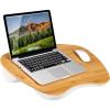 imageLAPGEAR Extra Large Bamboo Lap Desk  Chestnut  Fits up to 173 Inch Laptops  Style No 91692Natural
