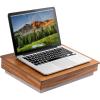 imageLAPGEAR Schoolhouse Lap Desk with Storage Compartments  Acacia Wood  Natural  Style No 45076Natural