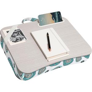 imageLAPGEAR Designer Lap Desk with Phone Holder and Device Ledge  Buffalo Check  Fits up to 156 Inch Laptops  Style No 45428Medallion